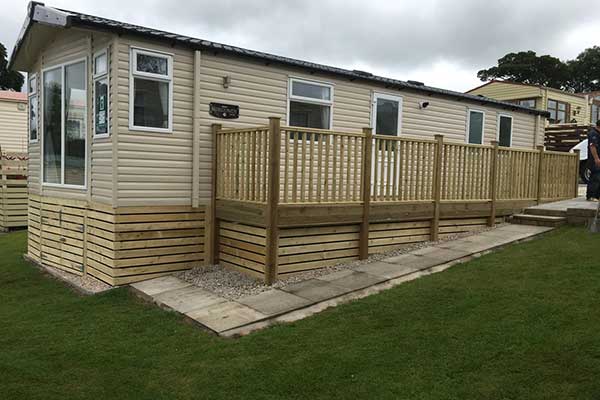 caravan decking in lancashire